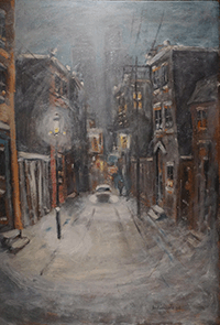 Snow on Juniper Street